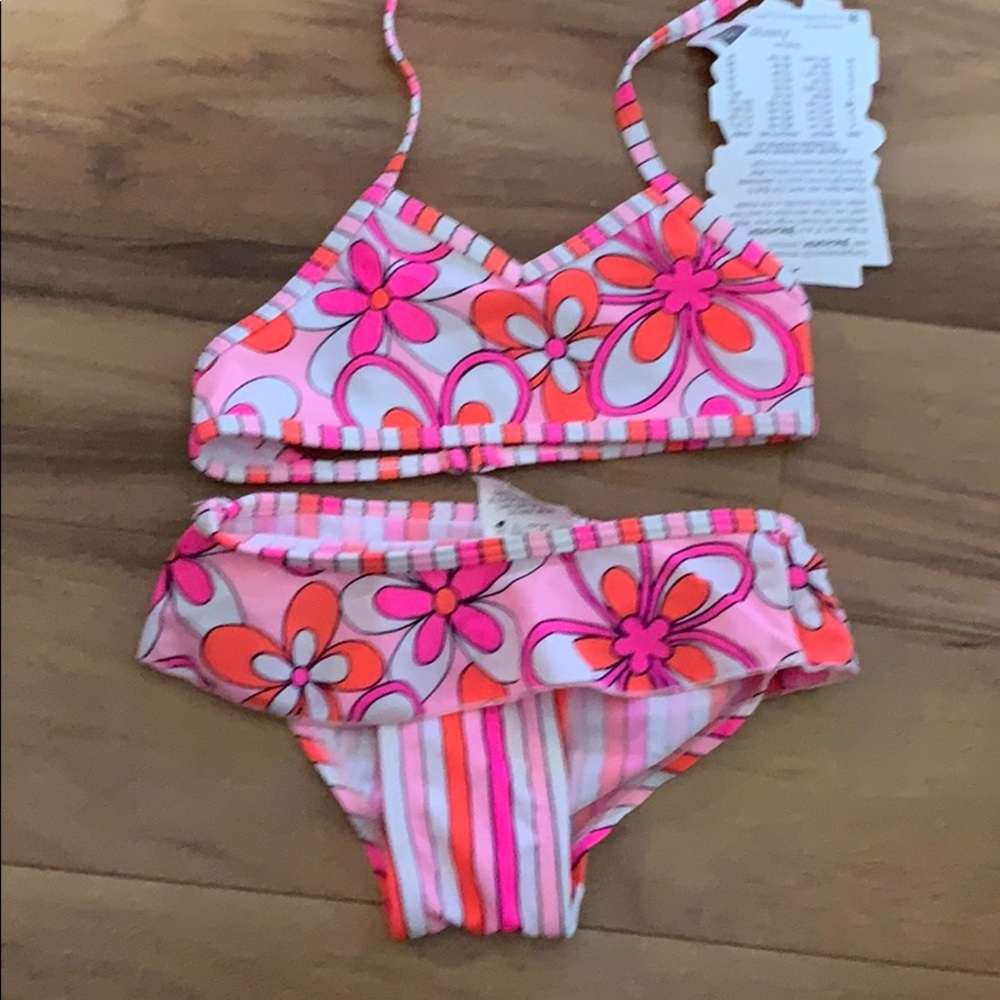 Beach native girls swimsuit size 2